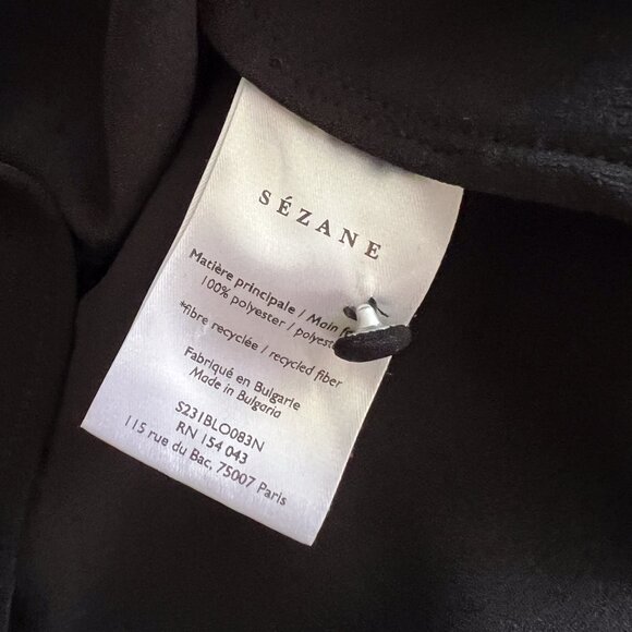 Sezane - Eloine Blouse - Black (EU 36) - Picture 9 of 9